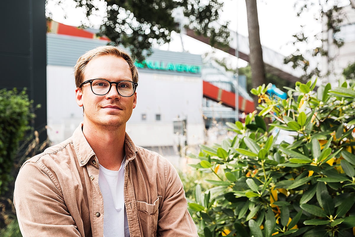 Johan Holm, energisystemutvecklare på Mölndal Energi.